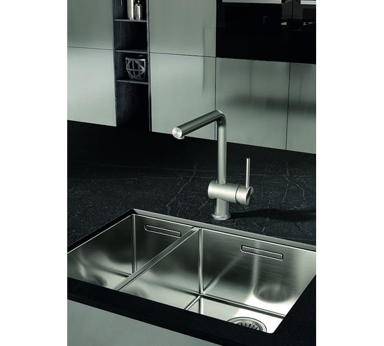 Однорычажный смеситель для кухни Kludi L STEEL арт. 45803F877 УТ008591