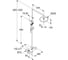 Душевая стойка Kludi LOGO DUAL SHOWER SYSTEM с термостатом, черный матовый, арт. 6808239-00 УТ008605 2