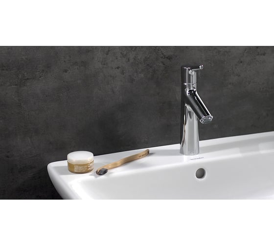 Смеситель для раковины HANSGROHE Talis S 100 без донного клапана 72021000 00000044183
