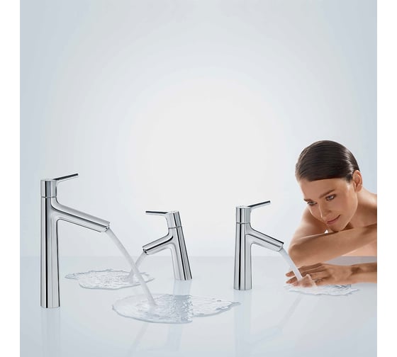 Смеситель для раковины HANSGROHE Talis S 100 без донного клапана 72021000 00000044183
