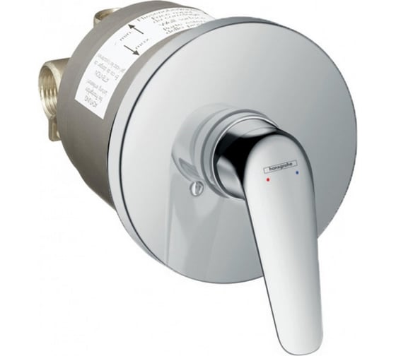 Смеситель для душа HANSGROHE Novus внешняя и скрытая часть 71068000 00000057789 1