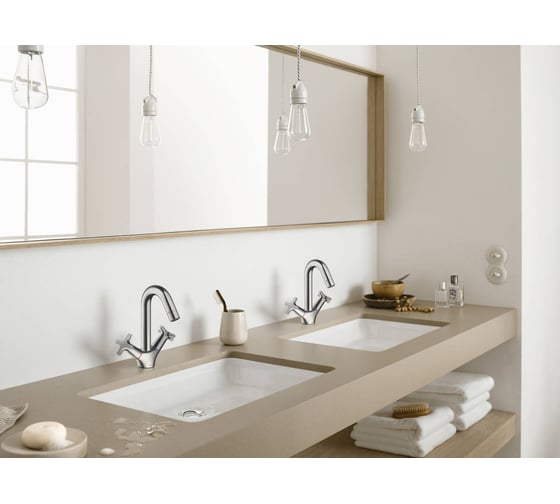 Двуручный смеситель для раковины HANSGROHE Logis Classic 71270000 00000035822