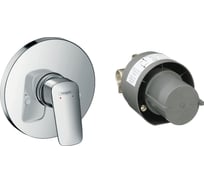 Смеситель для душа HANSGROHE Logis внешняя и скрытая часть 71666000 00000043980