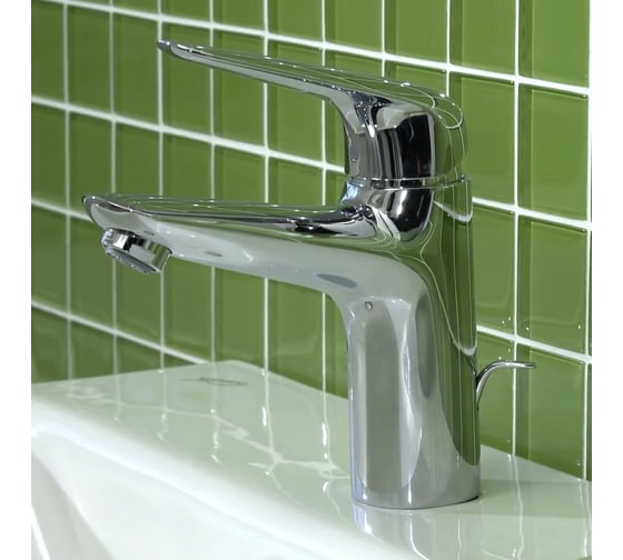 Смеситель для раковины HANSGROHE Novus 100 без донного клапана 71031000 00000057785