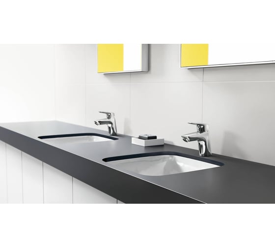 Смеситель для раковины HANSGROHE Logis 70 без донного клапана 71071000 00000035183