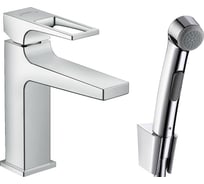 Смеситель для раковины HANSGROHE Metropol с гигиеническим душем 74522000 00000053920