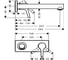 Настенный смеситель для раковины, внешняя часть HANSGROHE Talis S 72111000 00000046919 5