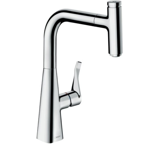 Смеситель для кухни Hansgrohe Metris Select 240, однорычажный, с выдвижным изливом 14857000 00041670