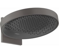 Верхний душ Hansgrohe Rainfinity 360 1jet с настенным креплением, шлифованный черный хром 26230340 00069793