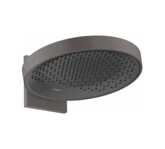 Верхний душ Hansgrohe Rainfinity 360 1jet с настенным креплением, шлифованный черный хром 26230340 00069793