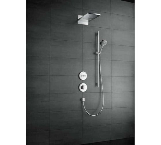 Душевой набор Hansgrohe Raindance Select S 120/Unica Comfort 90 белый/хром 26322400 00031520