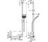 Душевой набор Hansgrohe Raindance Select S 120 /Unica Comfort 1.1 м 26326000 00032199 2