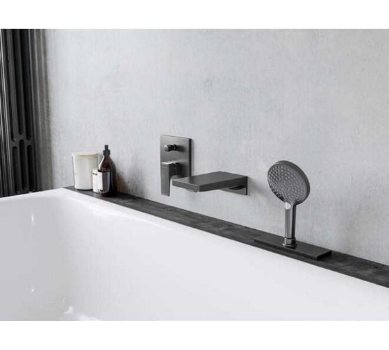 Ручной душ Hansgrohe Raindance Select S 120 3jet шлифованный черный хром 26530340 00061737