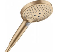 Ручной душ Hansgrohe Raindance Select S 120 3jet EcoSmart 9 л/мин, шлифованная бронза 26531140 00070796