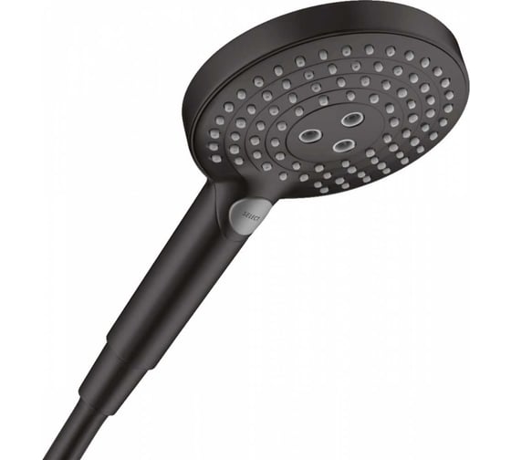Ручной душ Hansgrohe Raindance Select S 120 3jet EcoSmart 9л/мин, черный матовый 26531670 00070917