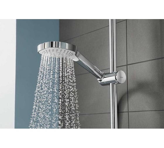 Душевой набор Hansgrohe Croma Select E Multi EcoSmart 9 л/мин, со штангой 65 см, белый/хром 26581400 00056943