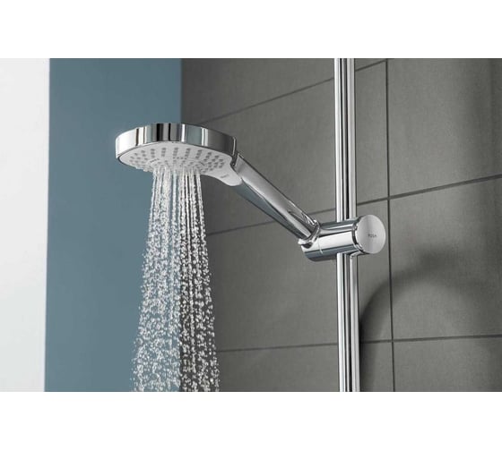 Душевой набор Hansgrohe Croma Select E Multi EcoSmart 9 л/мин, со штангой 65 см, белый/хром 26581400 00056943