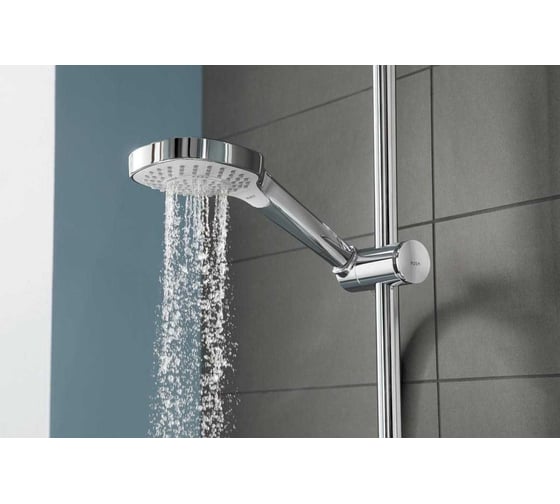 Душевой набор Hansgrohe Croma Select E Multi EcoSmart 9 л/мин, со штангой 65 см, белый/хром 26581400 00056943