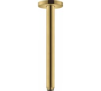 Потолочное подсоединение Hansgrohe S, 300 мм, полированное золото 27389990 00063427