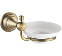 Мыльница Azario ELVIA керамическая, бронза 00081822