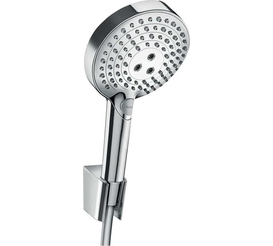 Душевой набор Hansgrohe Raindance Select S 120 3jet P с держателем и шлангом 125 см 27669000 00051176
