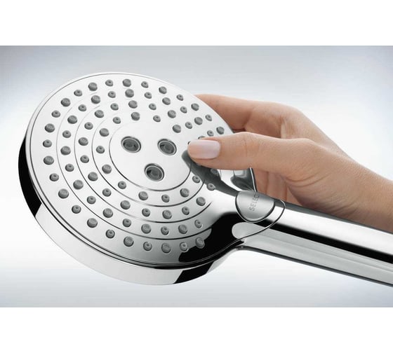 Душевой набор Hansgrohe Raindance Select S 120 3jet P с держателем и шлангом 125 см 27669000 00051176