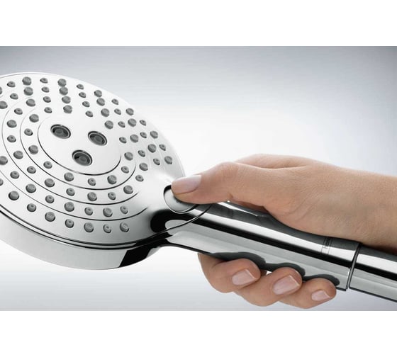Душевой набор Hansgrohe Raindance Select S 120 3jet P с держателем и шлангом 125 см 27669000 00051176