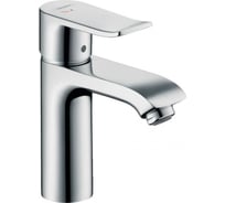 Смеситель для раковины Hansgrohe Metris 110 CoolStart однорычажный, со сливным гарнитуром 31121000 00031713
