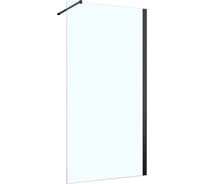 Душевое ограждение Azario FELTON AZ-151S walk-in, 900x2000 мм, cтекло прозрачное 8 мм с покрытием easy clean, черный матовый профиль 00082651