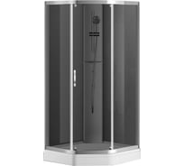 Душевая кабина Azario DENVER 900х900х(2000+150), серое стекло 4 м, с покрытием Easy Clean, профиль хром AZ-N10806 00078854