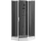 Душевая кабина Azario DENVER 900х900х(2000+150), серое стекло 4 м, с покрытием Easy Clean, профиль хром AZ-N10806 00078854 1