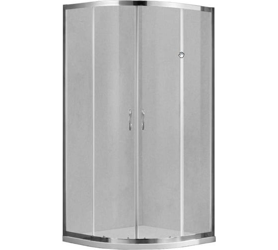 Душевое ограждение Azario MILTON 900x900x2000 стекло белое матовое 6 мм., профиль серебро AZ-ND2142 00078849