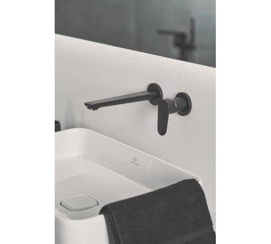 Настенный смеситель для раковины Ideal Standard CERAFINE O для монтажа со встраиваемым комплектом A1313NU (заказывается дополнительно) BD133XG 00068893