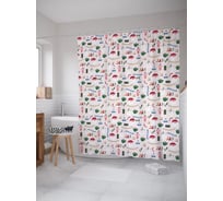 Штора для ванной JOYARTY "Настроение праздника" sc_427878