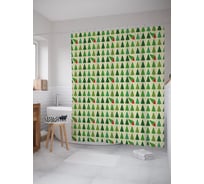 Штора для ванной JOYARTY "Украли ёлку" sc_427867
