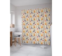Штора для ванной JOYARTY "Праздничный лис" sc_427891