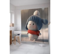 Штора для ванной JOYARTY "Милый зайка" sc_427872