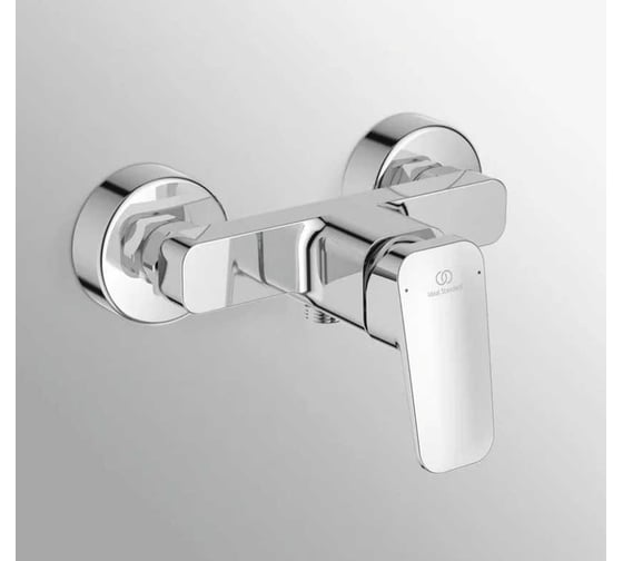 Настенный смеситель для душа Ideal Standard CERAPLAN монтаж на стандартных эксцентриках, металлические накладки BD250AA 00072586
