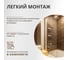 Стеклянная шторка на ванну FIXATOP 1400x500, поворотная, профиль хром матовый, стекло прозрачное MGSHCU1400500TURNCHRMMTPRO 9