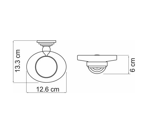 Мыльница WasserKRAFT Ammer K-7029