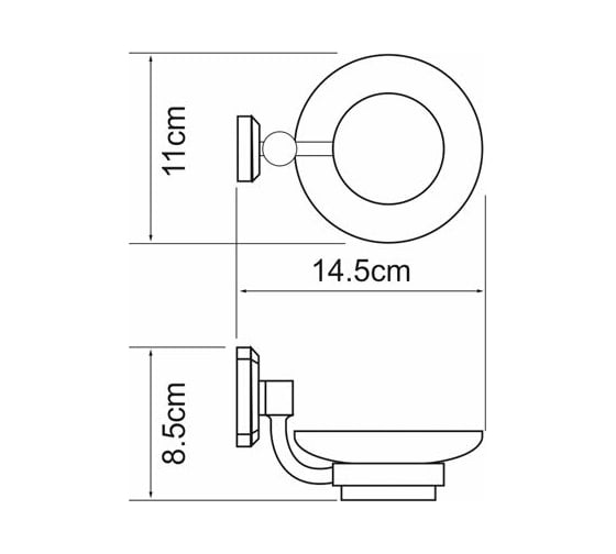 Мыльница WasserKRAFT Oder K-3029