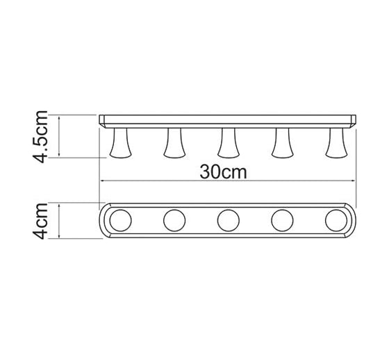 Настенный кронштейн WasserKRAFT K-1075