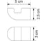 Крючок WasserKRAFT Kammel K-8323WHITE 4