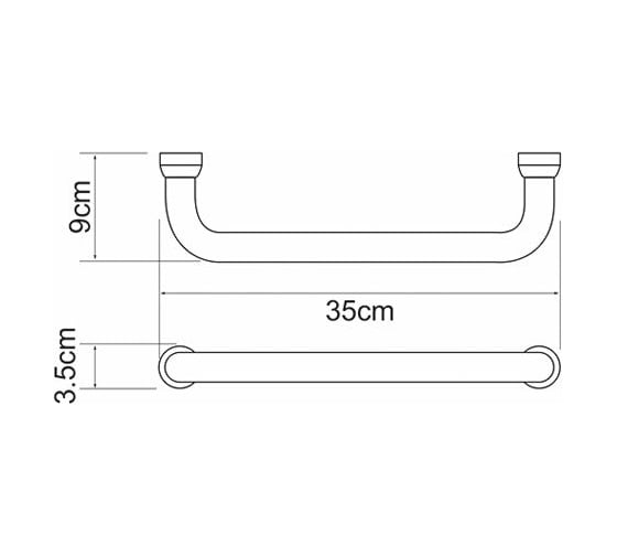 Поручень для ванны WasserKRAFT K-1066