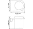Одинарный подстаканник WasserKRAFT Kammel K-8328WHITE 3