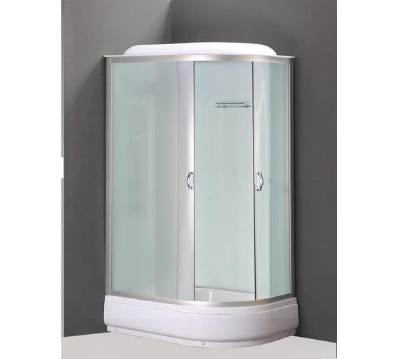Душевая кабина Loranto CS-66120-20 L F 120х80х215 поддон 20 см, бел. стекло 4 мм 00079865