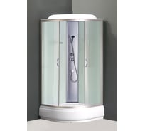 Душевая кабина Loranto CS-6680-25 F 80х80х215, средний поддон 25 см,матовая, стекло 4 мм 00079852