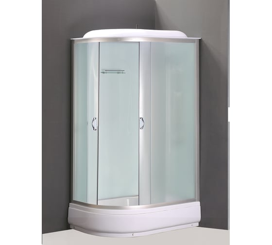 Душевая кабина Loranto CS-66120-20 R F 120х80х215 поддон 20 см, белое стекло 4 мм 00079866