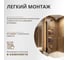 Стеклянная шторка на ванну FIXATOP 1400x600, поворотная, профиль чёрный, стекло прозрачное MGSHCU1400600TURNBLPRO 9