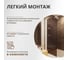 Стеклянная шторка на ванну FIXATOP 1400x700, поворотная, профиль белый, стекло бронза MGSHCU1400700TURNWHTBRZ 8